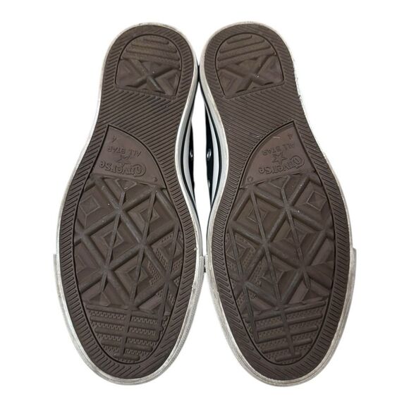 Converse Women's Black M9160 All Star Hi Black Custom Leopard Studs Sneakers 6 - Picture 6 of 6